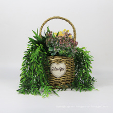 Wall decoration portable flower baskets with competitive price